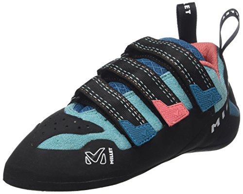 Millet LD Cliffhanger, Zapatos de Escalada Mujer, Multicolor (Pool Blue/Peach 000), 38 EU