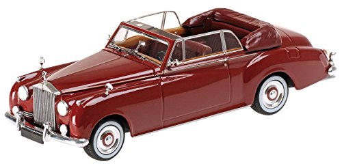 Minichamps Rolls Royce Silver Cloud II DHC, de Color Rojo Oscuro, 1.960 Modelo de Coche, Modelo prefabricado, Cuarenta y Tres Minutos Modelo Exclusivamente de Colección