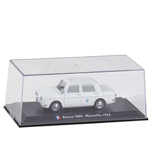 Modelo de coche de aleación en miniatura de simulación, modelo a escala 1/43, Taxi de Marsella francés, modelo de colección de modelo de coche de aleación de 1962, regalos para fanáticos de los coches