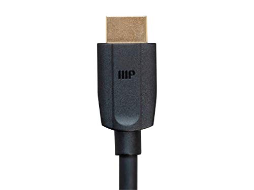 Monoprice 8K Ultra High Speed HDMI Cable 1.5ft - 48Gbps Black