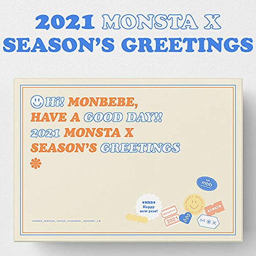 MONSTA X 2021 SEASON’S GREETINGS. TRACKING CODE K-POP SEALED