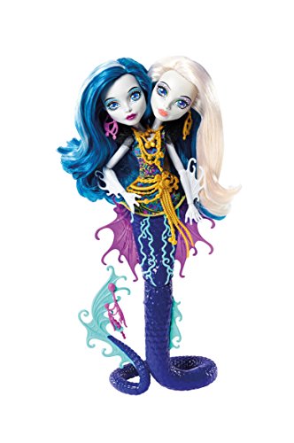 Monster High DHB47) Mattel - Muñeca, Monstruitas de profundidades, marinas inseparables , color/modelo surtido