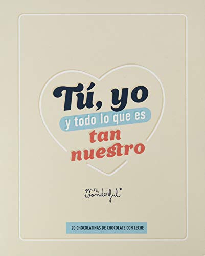 Mr. Wonderful Libro con chocolatinas, Papel, Multicolor, Estándar