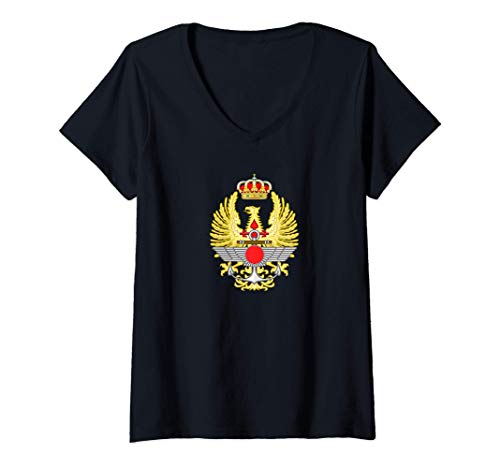 Mujer Fuerzas Armadas Españolas (FAS) Camiseta Cuello V