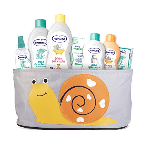 Nenuco Canastilla Regalo Bebé Recién Nacido Con Colonia, Jabón de Baño, Leche Hidratante, Champú, Pasta al Agua Eryplast y Cesta 2950 g Nenuco Canastilla Regalo Bebé Recién Nacido Con Colonia, Jabón de Baño, Leche Hidratante, Champú, Pasta al Agua Eryplast y Cesta 2950 g