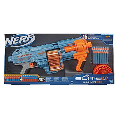 Nerf- Elite 2.0 Shockwave Rd-15, Color, estándar (Hasbro E9527EU4) Nerf- Elite 2.0 Shockwave Rd-15, Color, estándar (Hasbro E9527EU4)