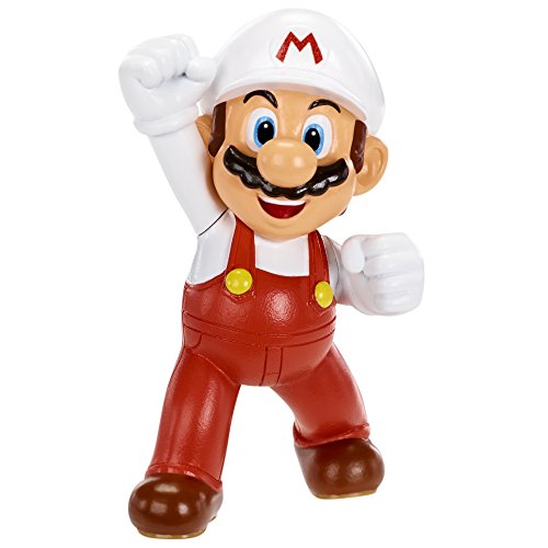 Nintendo - Figura Fire Mario, 6 cm