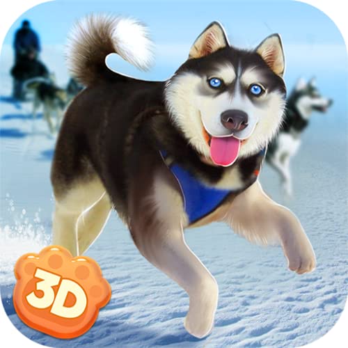 North Pole Snow Dog Winter Racing: Klondike Husky Sledding Simulator