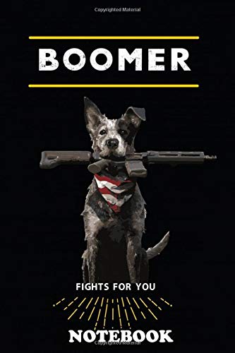 Notebook: Boomer Fights For You You And You , Journal for Writing, College Ruled Size 6" x 9", 110 Pages