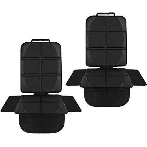 NWOUIIAY Protectores Asientos Coche 2PCS Fundas Asiento Coche Antideslizante Impermeable Fundas para Sillas Coche de Bebé con Organizadores Bolsillos Fácil de Limpiar NWOUIIAY Protectores Asientos Coche 2PCS Fundas Asiento Coche Antideslizante Impermeable Fundas para Sillas Coche de Bebé con Organizadores Bolsillos Fácil de Limpiar