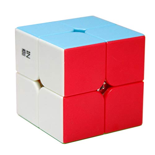 OJIN Qidi S 2x2 Cube 2 Capas 2x2x2 Cube Puzzle Cube Suave Giro Juguete de Cubo (Sin Etiqueta)