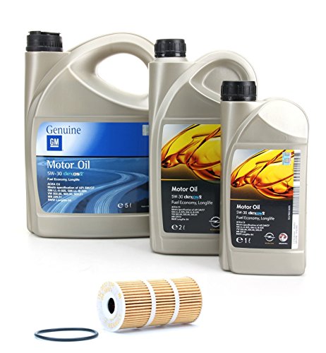 Opel Kit Filtro + Aceite Motor GM General Motor Oil 5w30 8 litros VIVARO Desde el año 1998 al 2004