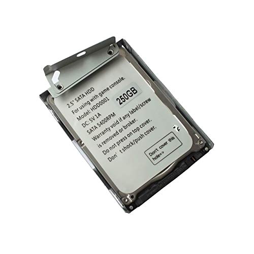 OSTENT Unidad de disco duro HDD de 250 GB + Soporte de montaje Compatible para Sony PS3 Super Slim CECH-4X