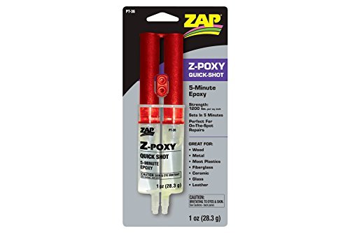 Pacer PT36 5 Minute Quick Shot Epoxy, 1 oz New by Pacer Technology (Zap)