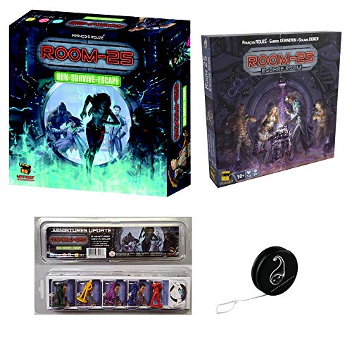 Pack Room 25 (2° edición) + extensión Escape Room+ Pack Update de 6 minifiguras + 1 Yoyo Blumie