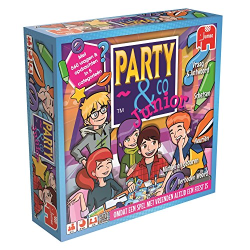 Party & Co. Junior Adultos Juegos de preguntas - Juego de tablero (Juegos de preguntas, Adultos, 40 min, Niño/niña, 8 año(s), Holandés)