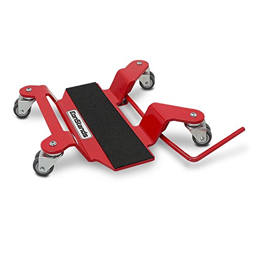 Peana Aparcamiento Moto ConStands por Caballete Central Rojo para BMW K 75 C/RT/S, K1, R 100 GS/R 100 GS PD,R 100 R/RS/RT, R 1100 GS/R/RS/RT/S, R 1150 GS/Adventure