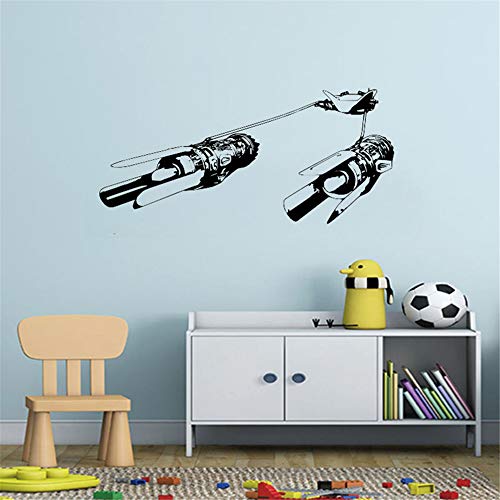 pegatinas de pared star wars Kids Room Anakin Skywalker's anime Podracer para decoración de interiores inspiración para niños calcomanía