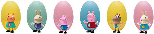 Peppa Pig PEP0414 - Juego de 6 Huevos de Pascua con una Figura de Peppa Pig, Juego con Figuras de acción exclusivas de Aprox. 8 cm, 6 Figuras Originales para niños a Partir de 2 años Peppa Pig PEP0414 - Juego de 6 Huevos de Pascua con una Figura de Peppa Pig, Juego con Figuras de acción exclusivas de Aprox. 8 cm, 6 Figuras Originales para niños a Partir de 2 años