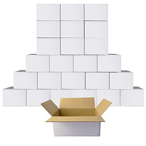 PETAFLOP Cajas de cartón de 15,2 x 10,2 x 10,2, Cajas de envío de Papel Kraft Corrugado, Paquete de 25