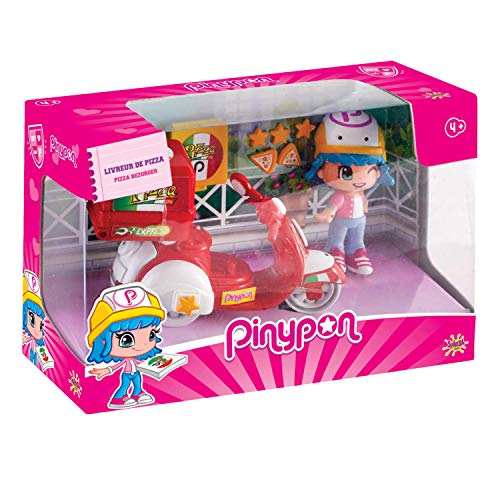 Pinypon - Moto de Pizzería, con 1 Figura, niños y niñas de 4 a 8 años (Famosa 700014911) Pinypon - Moto de Pizzería, con 1 Figura, niños y niñas de 4 a 8 años (Famosa 700014911)