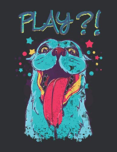 Play! (Wide Ruled Notebook): Gift For Dog Lover Uk, Mead Wide Ruled Composition Notebook