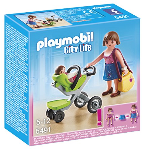 Playmobil Centro Comercial - City Life Madre con su Bebé, Sets de Accesorios (Playmobil 5491)