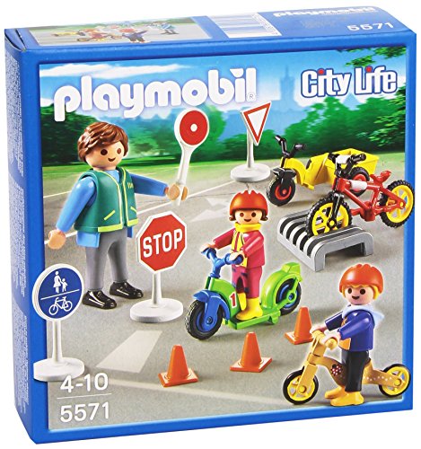 PLAYMOBIL Guardería - Niños con Seguridad Vial, playset (5571)