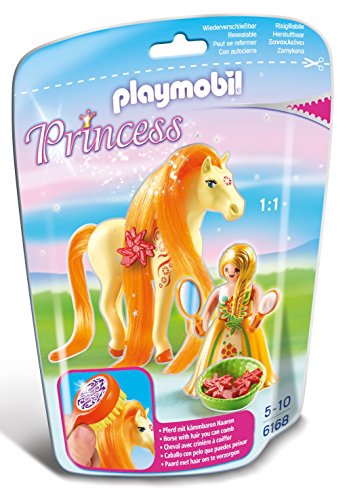 PLAYMOBIL - Princesa Sol con Caballo Playsets de Figuras de jugete (6168)