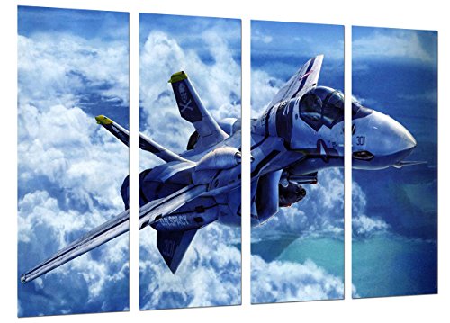 Poster Fotográfico Avion de Guerra, Caza Supersonico Tamaño total: 131 x 62 cm XXL