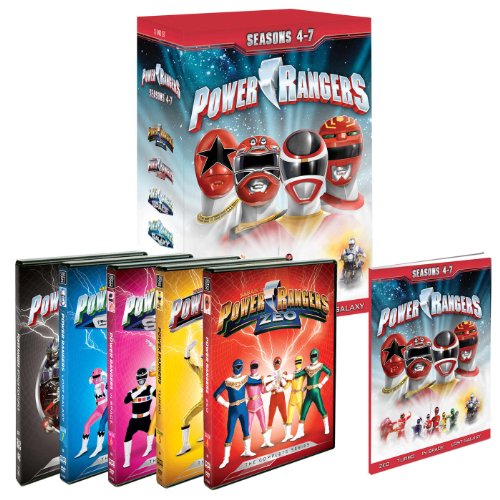 Power Rangers Seasons 4, 5, 6, 7 (Zeo, Turbo, In Space, Lost Galaxy)