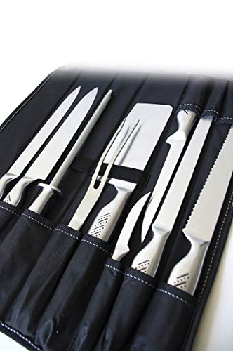 Pradel Excellence - Estuche con Juego de Cuchillos de Cocina de Acero Inoxidable, 9 Piezas Pradel Excellence - Estuche con Juego de Cuchillos de Cocina de Acero Inoxidable, 9 Piezas