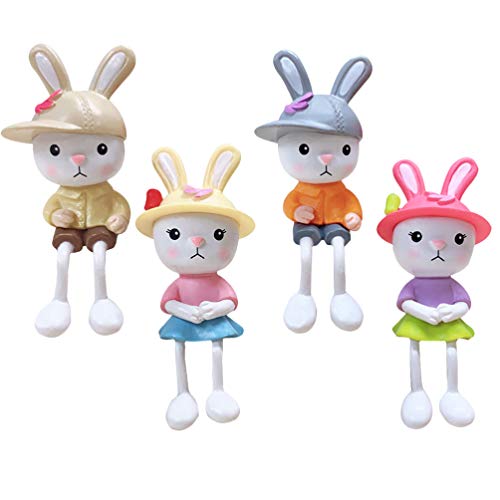 PRETYZOOM PVC Figura de Conejo Tridimensional Muñeca Coche Decoración Micro Paisaje Suculenta Jardinería Pastel Decoración (4 Estilos Cada) PRETYZOOM PVC Figura de Conejo Tridimensional Muñeca Coche Decoración Micro Paisaje Suculenta Jardinería Pastel Decoración (4 Estilos Cada)