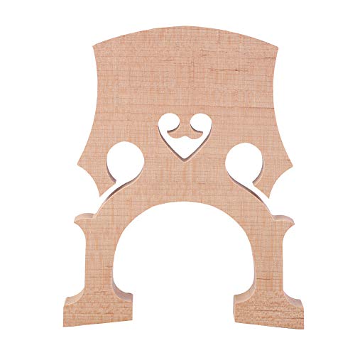 Puente para violonchelo hecho con madera de arce. Tamaños disponibles: 1/2, 1/4, 1/8. Piezas de repuesto, accesorios para instrumento, 1/2