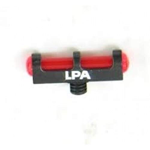 Punto de mira LPA con Base metálica y Rosca de 3mm Fibra optica roja.