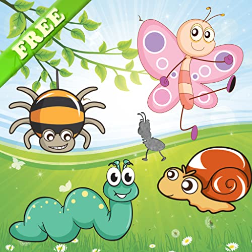 Puzzles de insectos para niños pequeños y niñas! Juegos de rompecabezas educativos: aprender a conocer a los insectos ! GRATIS