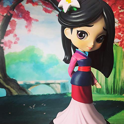 Q Posket Disney Characters Mulan (1998) Figure FA Mulan QPosket Principesse Aurora Cenerentola Ariel Rapunzel Belle Jasmin Biancaneve Alice