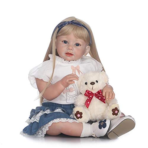 Q-YR Silicona PP Cotton Reborn Baby Dolls 70 Cm Muñeca Vida Real como Mirar Recién Nacidos Dolls Toy Niños Y Niñas