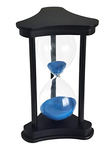 Reloj De Arena 60 Minutos Ornamento Reloj De Arena Temporizador Para Decoración Navidad Año Nuevo Cumpleaños Estante De Libros Juego De La Escuela Tarea Temporizador De Arena 60 Min Hourglass Azul