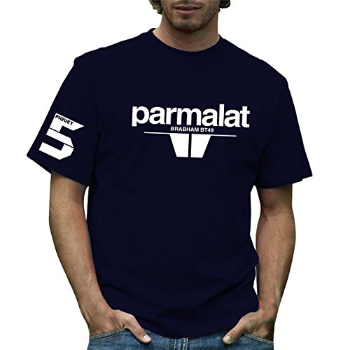 Retro Formula 1 Historic Parmalat Brabham Grand Prix - Camiseta de algodón 100%