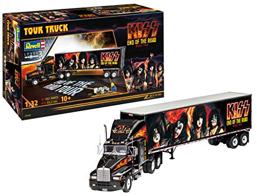 Revell-Gift Set Kiss Tour Truck Rock, Escala 1:32 Kit de Modelos de plástico, Multicolor, 1/32 07644 7644