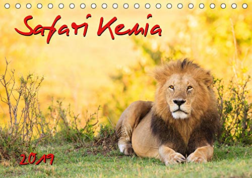 Safari Kenia (Tischkalender 2019 DIN A5 quer): Wilde Tiere und Landschaften der Masai Mara in Kenia (Monatskalender, 14 Seiten )