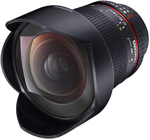 Samyang F1110603101 AE - Objectivo para Nikon (14 mm IF ED UMC, sensor APS-C y Full-Frame), Negro