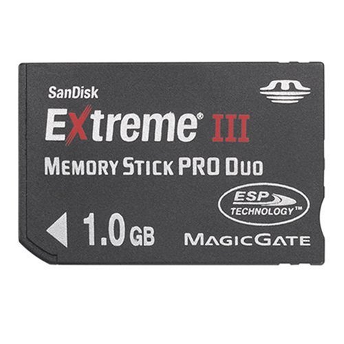 Sandisk Extreme III Memory Stick Pro Duo 1GB Memoria Flash MS - Tarjeta de Memoria (1 GB, MS)