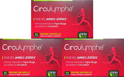 Santé verde Circulymphe 60 cps – Lote de 3 cajas