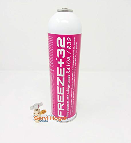 SERVI-HOGAR TARRACO® Gas refrigerante Freeze+32, R410A + llave botella SERVI-HOGAR TARRACO® Gas refrigerante Freeze+32, R410A + llave botella