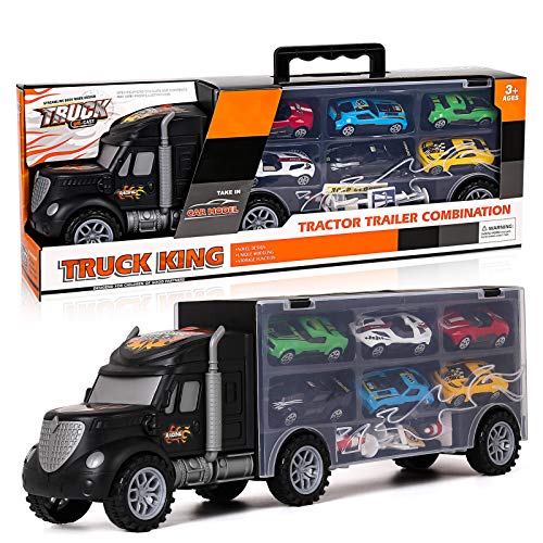 Shayson Juego De Juguetes para Camiones para Niños con Autos, Mini Vehículo Fundido a Presión, 6 Piezas, Mini Accesorios Carreras 8 Piezas Material Metálico Seguro Regalo para Los Niños Shayson Juego De Juguetes para Camiones para Niños con Autos, Mini Vehículo Fundido a Presión, 6 Piezas, Mini Accesorios Carreras 8 Piezas Material Metálico Seguro Regalo para Los Niños