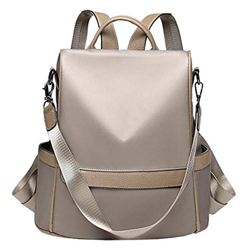shepretty Mochila antirrobo Impermeable para Mujer Oxford, Caqui-1038 shepretty Mochila antirrobo Impermeable para Mujer Oxford, Caqui-1038