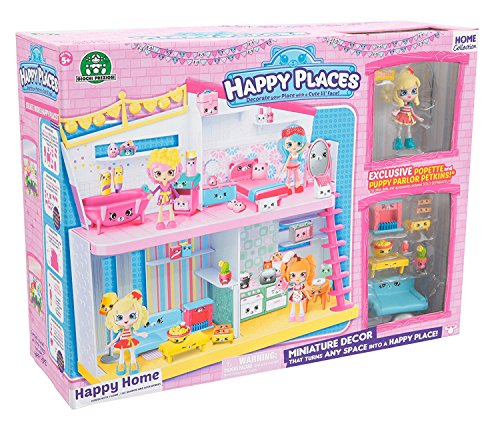 Shopkins Places, Happy Home Plus 1 muñeca con 9 Accesorios (Giochi Preziosi HPH00001)