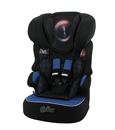 Silla de coche para Bebe BELINE grupo 1/2/3 (9-36kg), con proteccion lateral -Captain America Silla de coche para Bebe BELINE grupo 1/2/3 (9-36kg), con proteccion lateral -Captain America